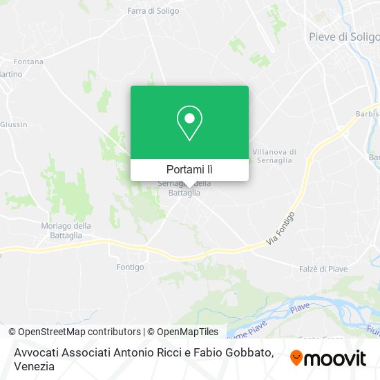Mappa Avvocati Associati Antonio Ricci e Fabio Gobbato