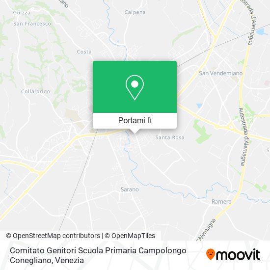 Mappa Comitato Genitori Scuola Primaria Campolongo Conegliano