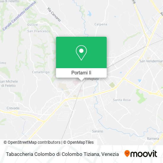 Mappa Tabaccheria Colombo di Colombo Tiziana