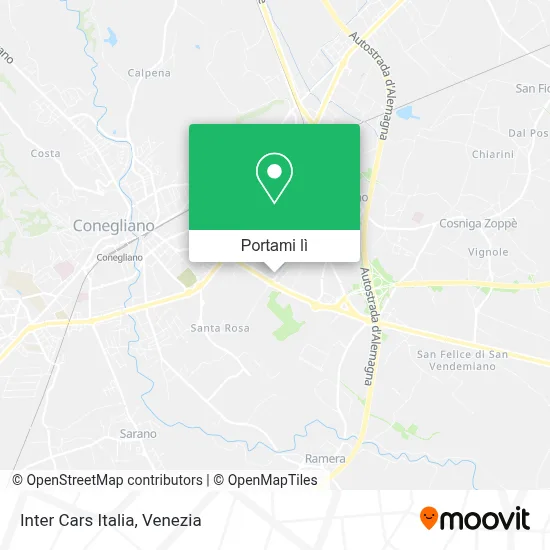 Mappa Inter Cars Italia