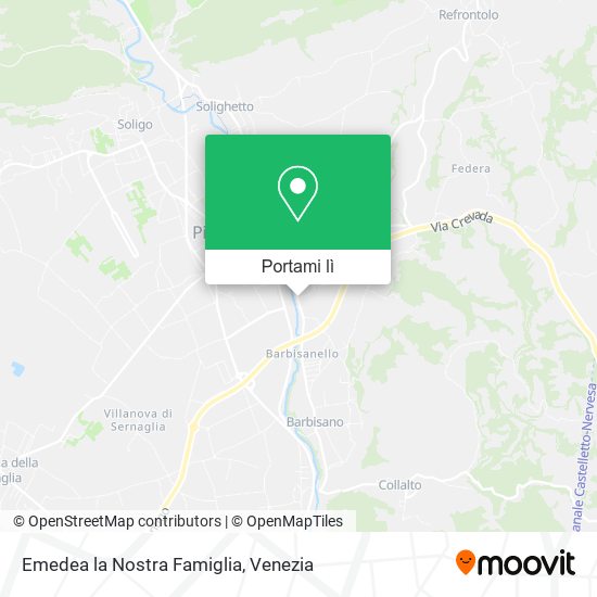 Mappa Emedea la Nostra Famiglia
