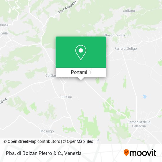 Mappa Pbs. di Bolzan Pietro & C.