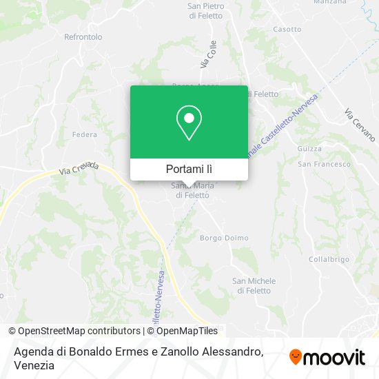 Mappa Agenda di Bonaldo Ermes e Zanollo Alessandro