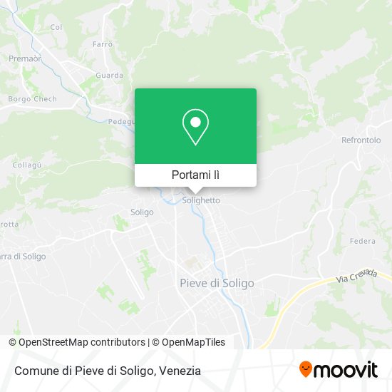 Mappa Comune di Pieve di Soligo