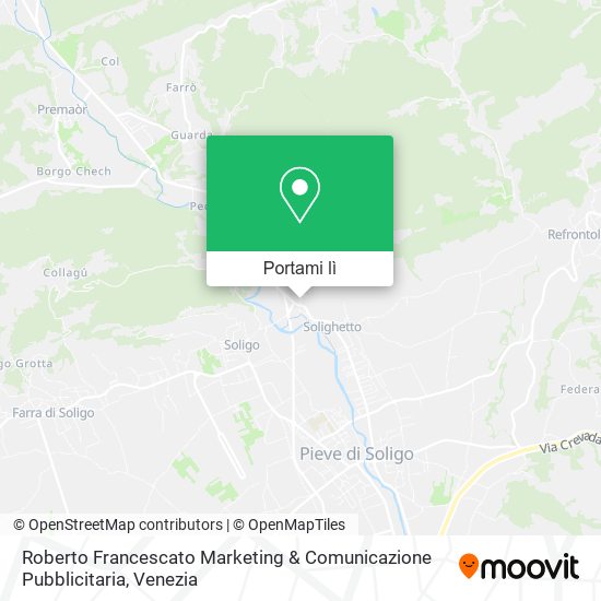 Mappa Roberto Francescato Marketing & Comunicazione Pubblicitaria