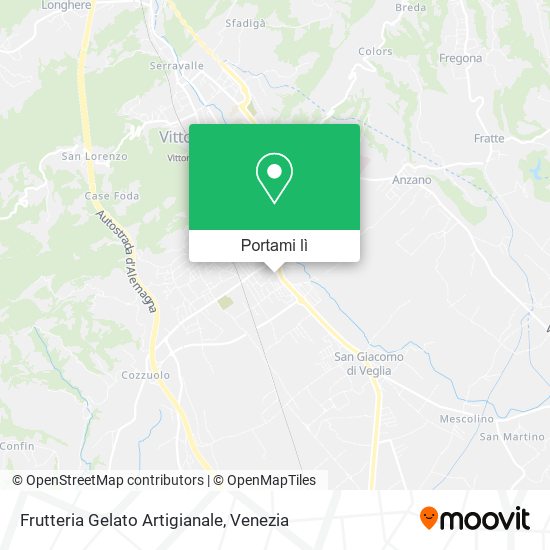 Mappa Frutteria Gelato Artigianale