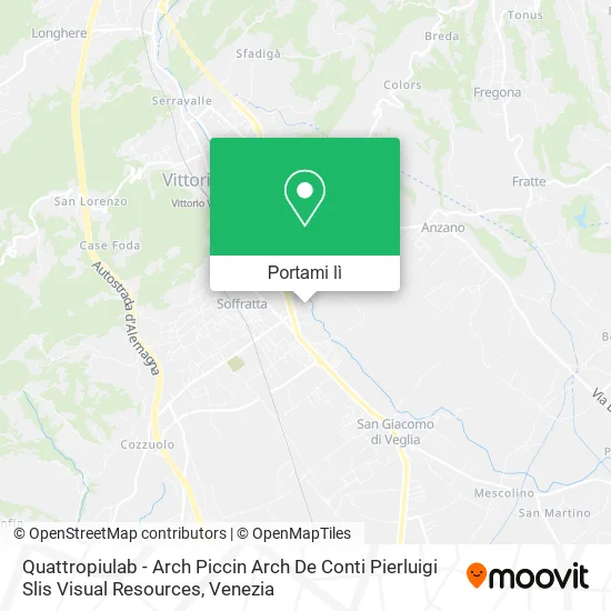 Mappa Quattropiulab - Arch Piccin Arch De Conti Pierluigi Slis Visual Resources