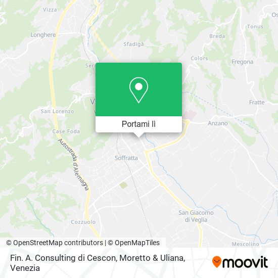 Mappa Fin. A. Consulting di Cescon, Moretto & Uliana