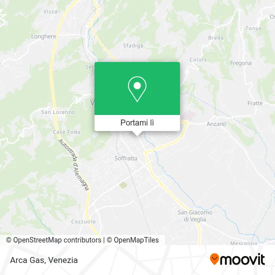 Mappa Arca Gas