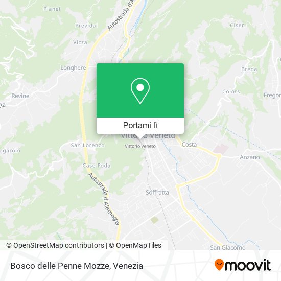 Mappa Bosco delle Penne Mozze