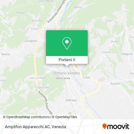 Mappa Amplifon Apparecchi AC