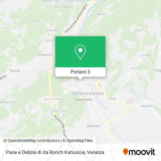 Mappa Pane e Delizie di da Ronch Katiuscia