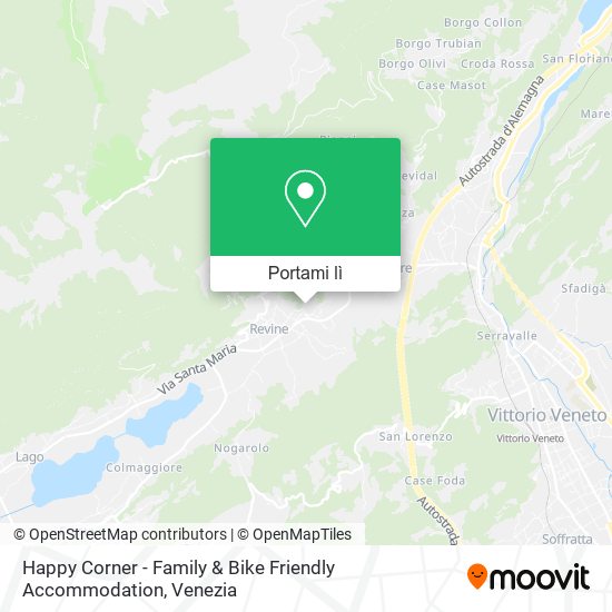 Mappa Happy Corner - Family & Bike Friendly Accommodation