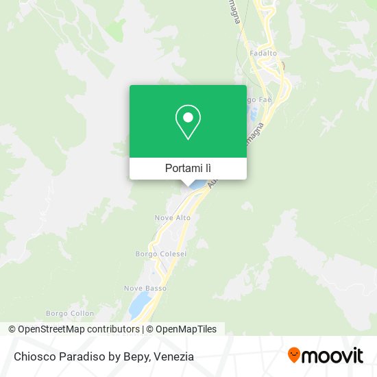 Mappa Chiosco Paradiso by Bepy
