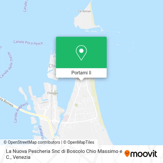Mappa La Nuova Pescheria Snc di Boscolo Chio Massimo e C.