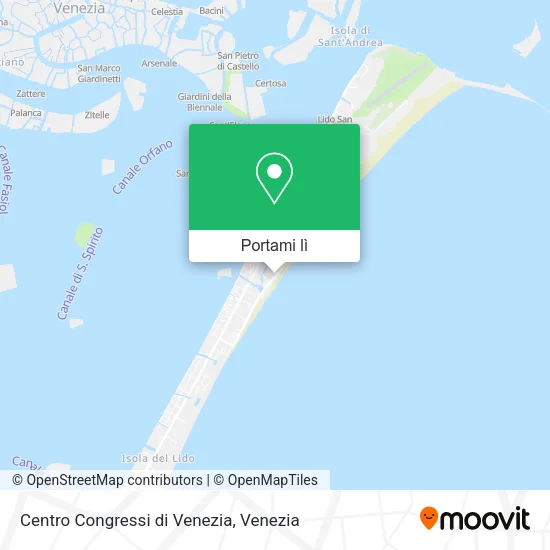 Mappa Centro Congressi di Venezia
