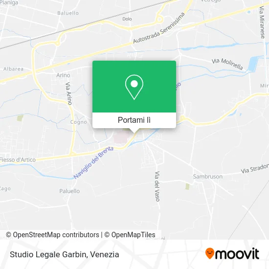Mappa Studio Legale Garbin