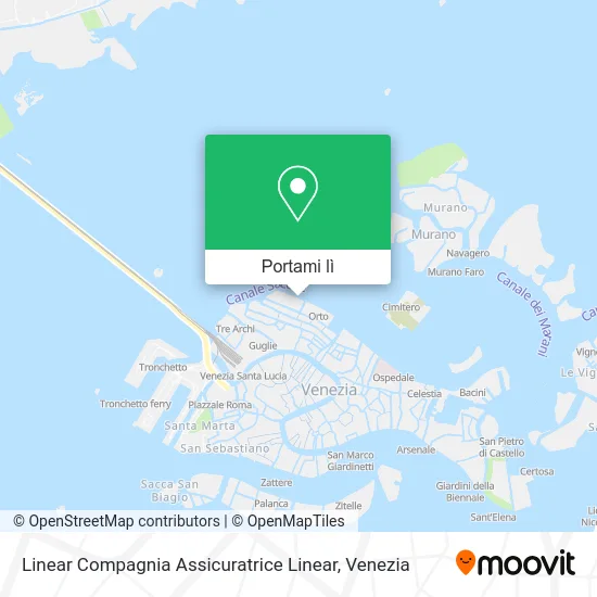 Mappa Linear Compagnia Assicuratrice Linear