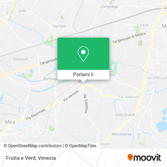 Mappa Frutta e Verd