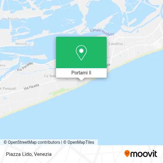 Mappa Piazza Lido