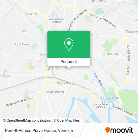 Mappa Rent-It-Venice Piave House