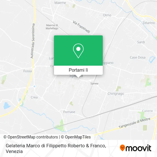 Mappa Gelateria Marco di Filippetto Roberto & Franco