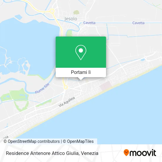 Mappa Residence Antenore Attico Giulia