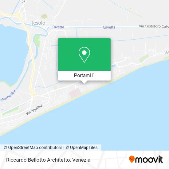 Mappa Riccardo Bellotto Architetto