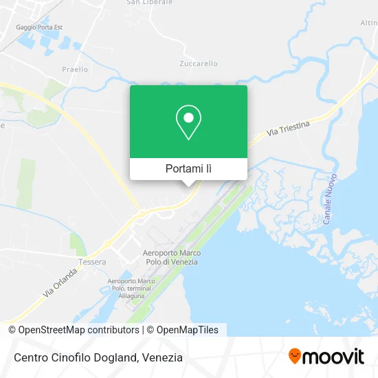Mappa Centro Cinofilo Dogland