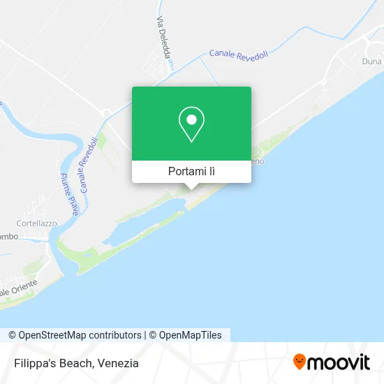 Mappa Filippa's Beach