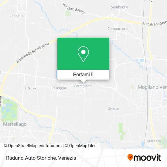 Mappa Raduno Auto Storiche