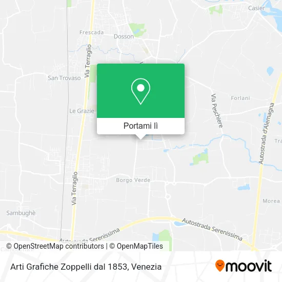Mappa Arti Grafiche Zoppelli dal 1853