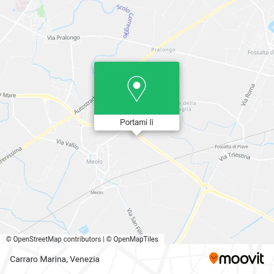 Mappa Carraro Marina