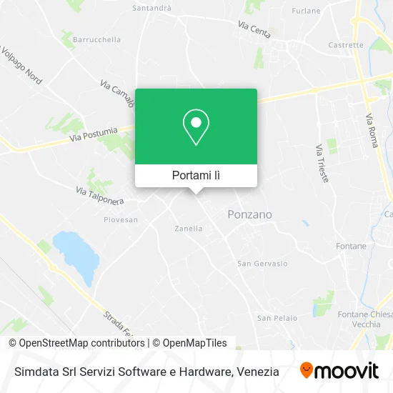 Mappa Simdata Srl Servizi Software e Hardware