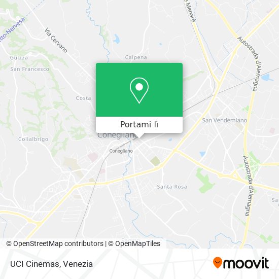 Mappa UCI Cinemas