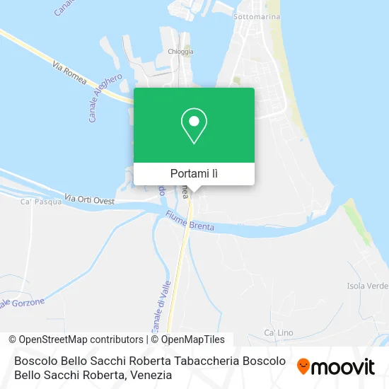 Mappa Boscolo Bello Sacchi Roberta Tabaccheria Boscolo Bello Sacchi Roberta