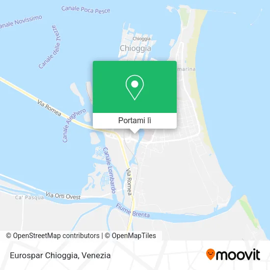Mappa Eurospar Chioggia
