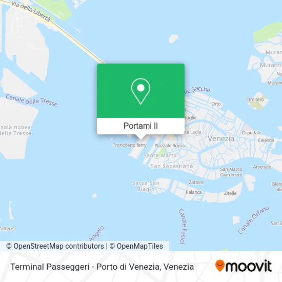 Mappa Terminal Passeggeri - Porto di Venezia