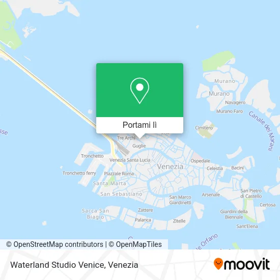 Mappa Waterland Studio Venice