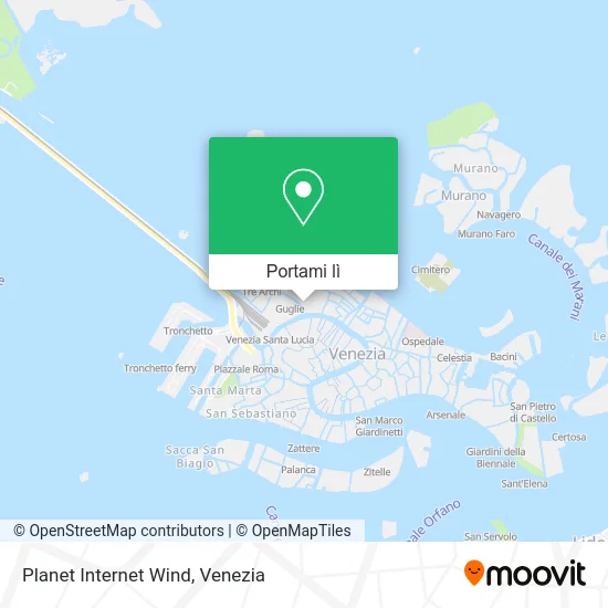 Mappa Planet Internet Wind