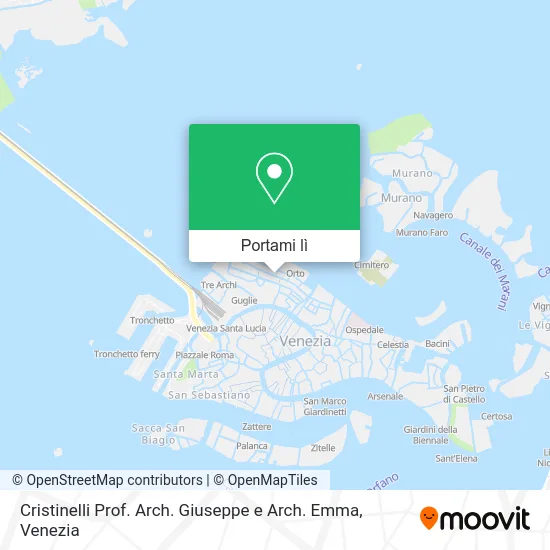 Mappa Cristinelli Prof. Arch. Giuseppe e Arch. Emma