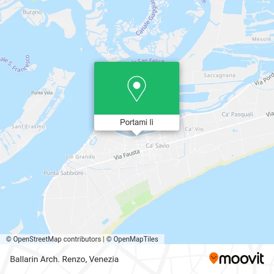 Mappa Ballarin Arch. Renzo