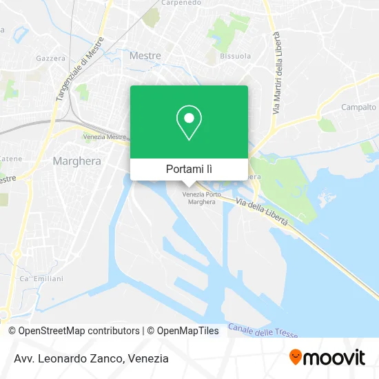 Mappa Avv. Leonardo Zanco