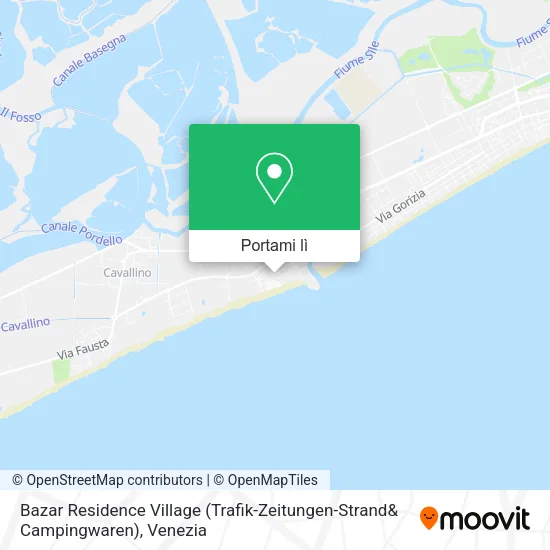 Mappa Bazar Residence Village (Trafik-Zeitungen-Strand& Campingwaren)