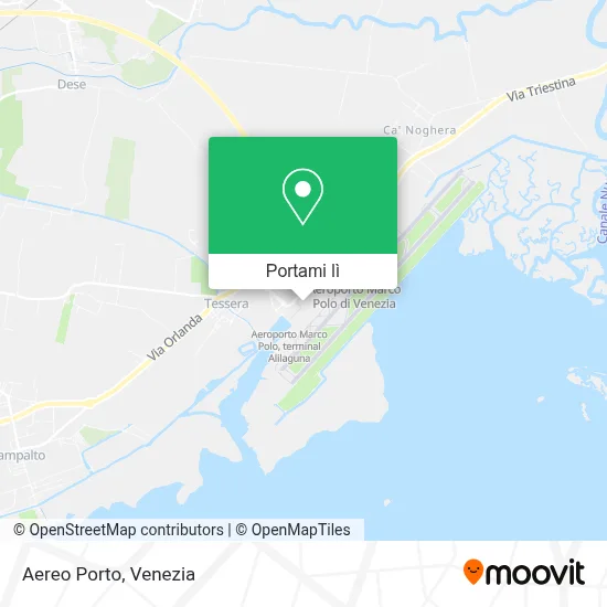 Mappa Aereo Porto