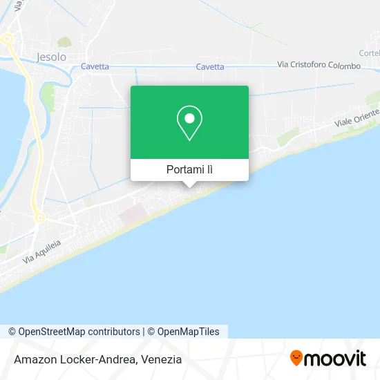 Mappa Amazon Locker-Andrea