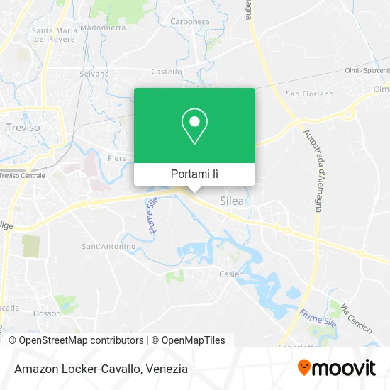 Mappa Amazon Locker-Cavallo
