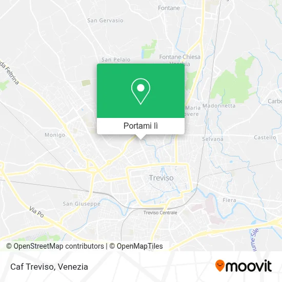 Mappa Caf Treviso