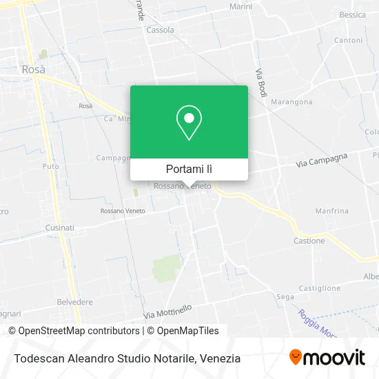 Mappa Todescan Aleandro Studio Notarile