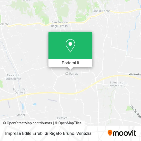Mappa Impresa Edile Errebi di Rigato Bruno